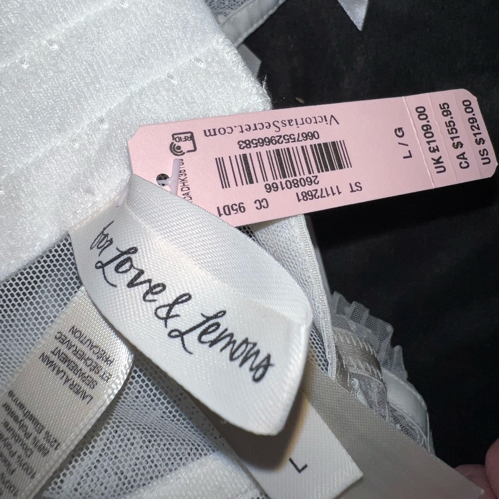 For Love and Lemons Forever Bridal Garter Bustier Size Large New with tags - Picture 11 of 12